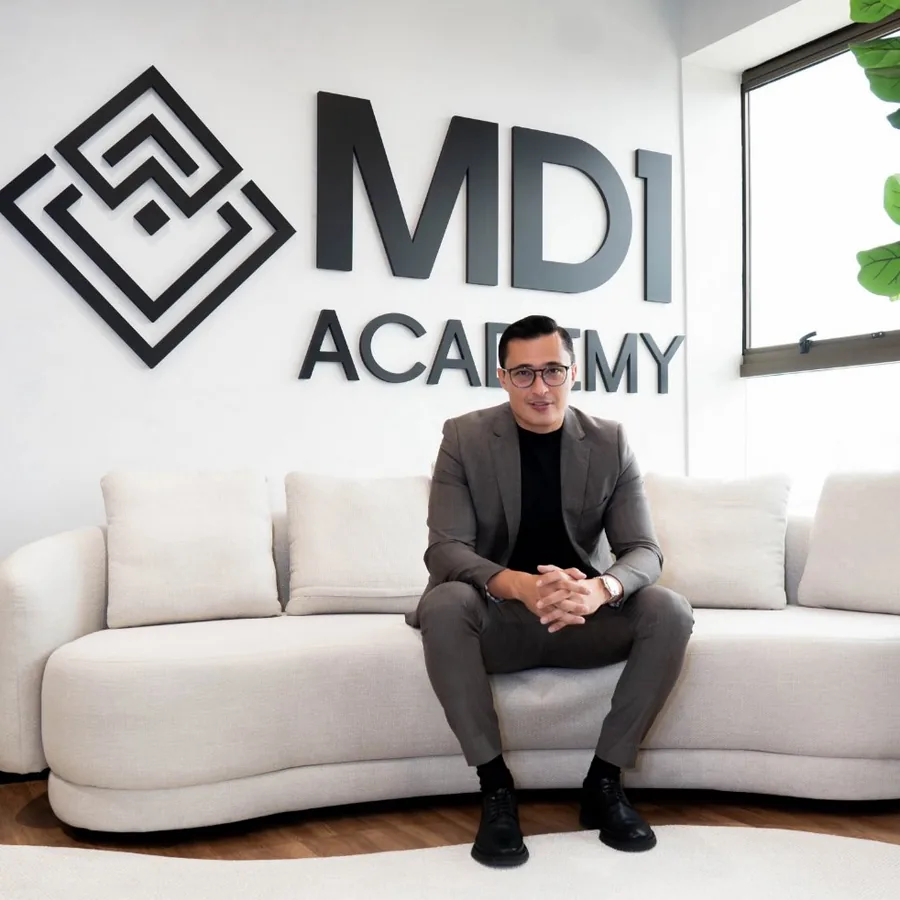 Retrato de Vitor Jaci, fundador da MD1 Academy